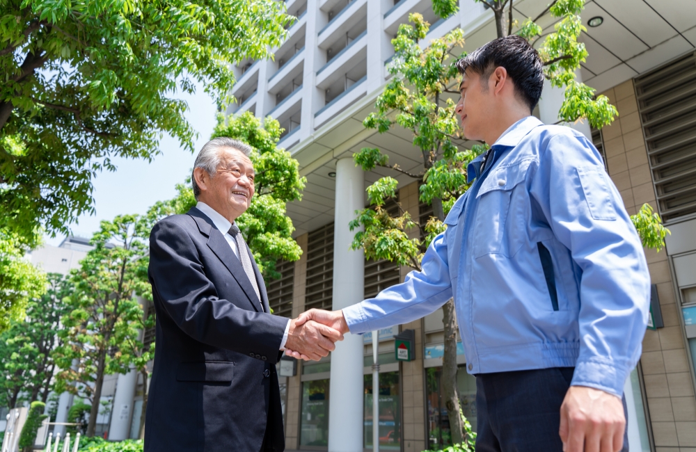 豊富な実績とお客様との信頼関係